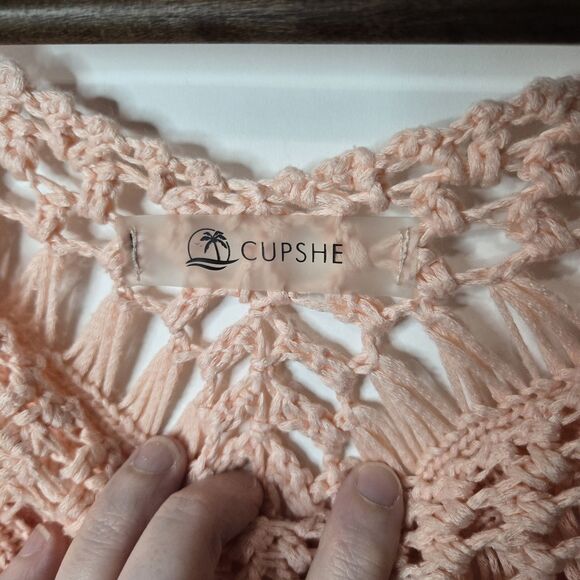 Cupshe Pink Swim Coverup One Size - Picture 4 of 5